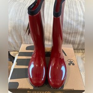 Kamik Red Rain Boots